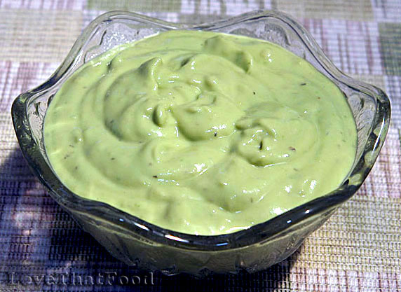 Avocado Lemon Dill Salad Dressing