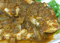 Chicken in Cilantro Sauce