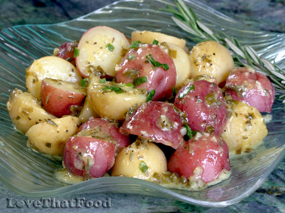 Lemon Chive Potatoes