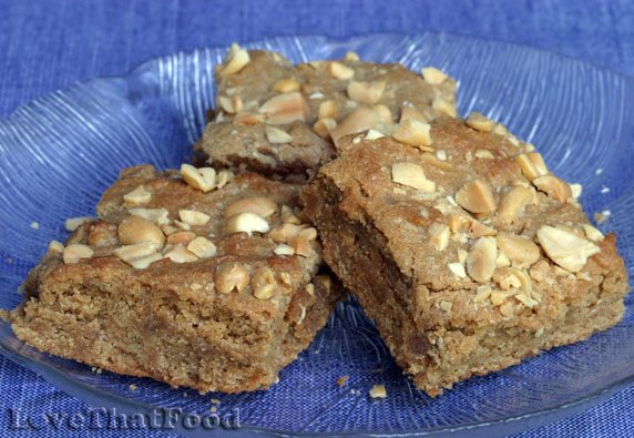 Nutty Peanut Butter Brownies