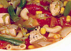 Turkey Vegetable Macaroni Soup